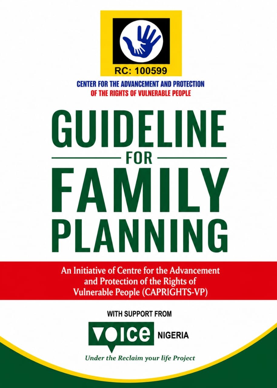 GUIDELINE FOR FAMILY PLANNING  December 12, 2024  Publisher, Reclaim your future